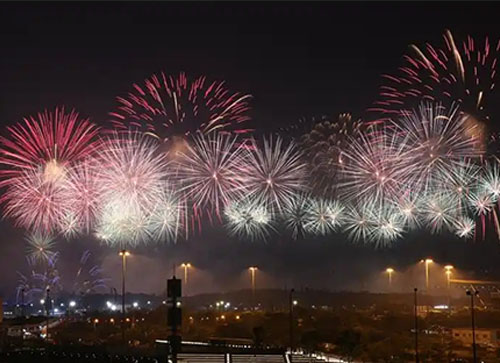 常山县焰火晚会